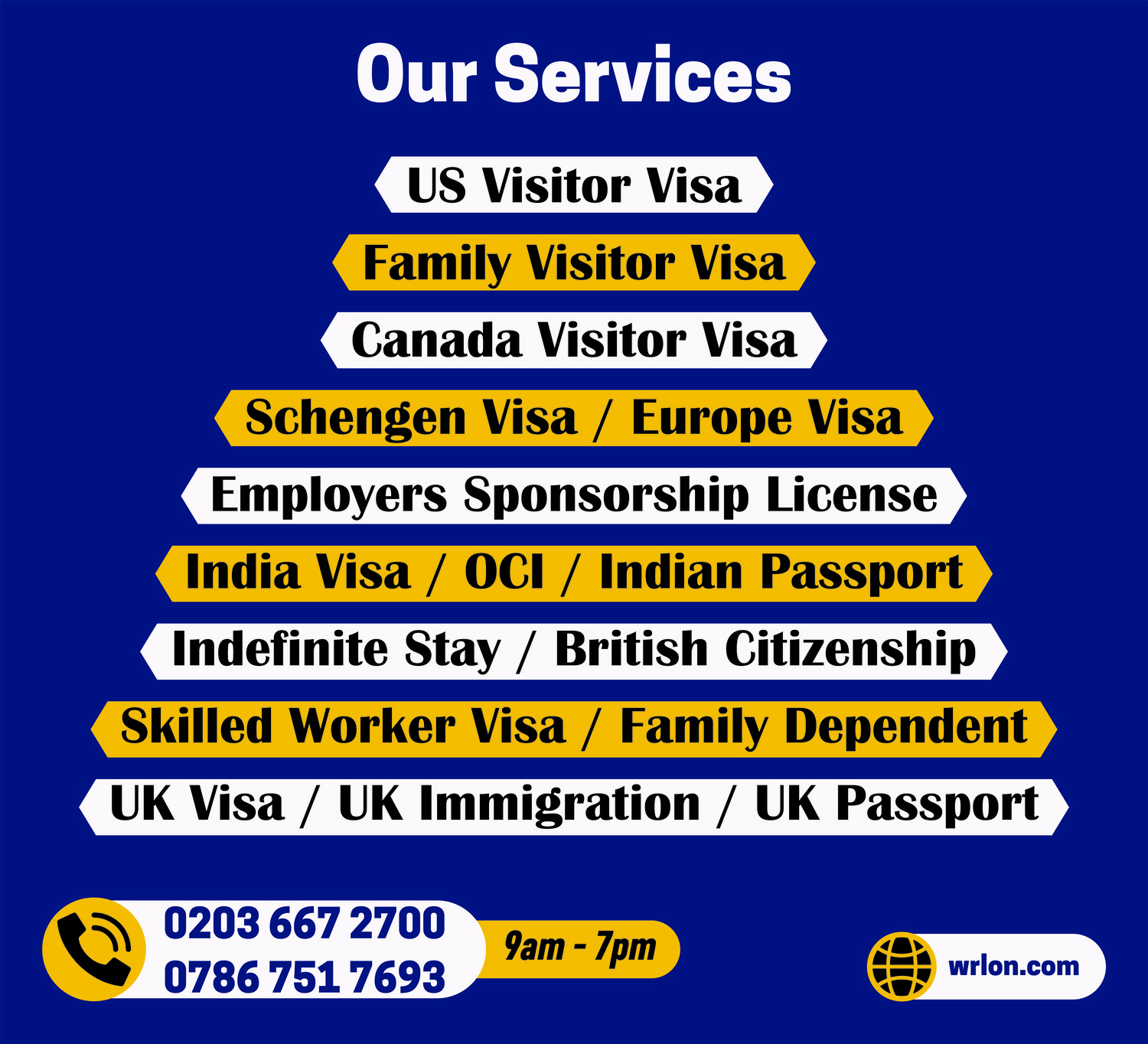 We are londoners visa services